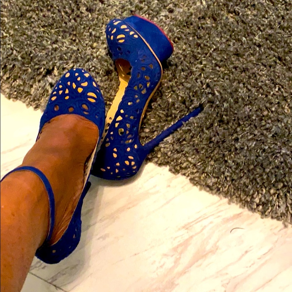 A pair of Charlotte Olympia’s